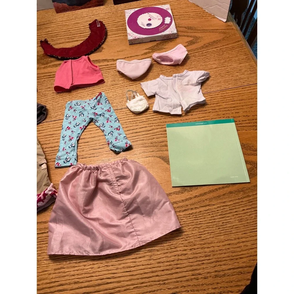 American Girl Doll Clothing Accessory Lot Kit Fashion Studio Clothes Pants Book